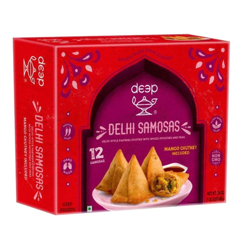 Deep Delhi Samosa with Chutney (12 pieces) 680g